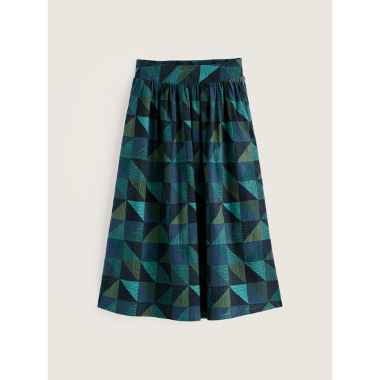 Seasalt Mevagissey Midi Skirt - Blanket Geo Estuary