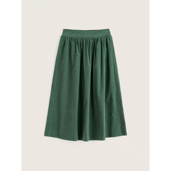 Seasalt Mevagissey Needlecord A-Line Midi Skirt - Light Coppice