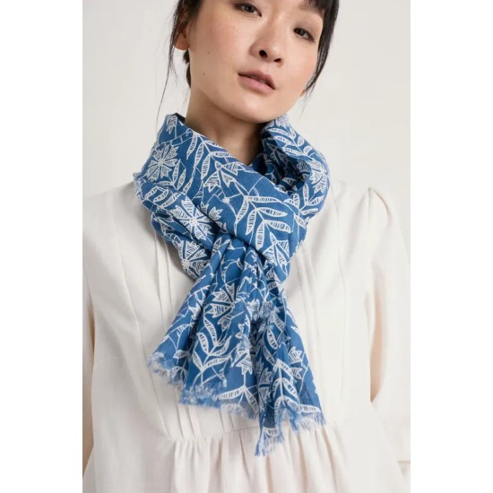 Seasalt New Everyday Scarf - Lace Stems Mid Whirl