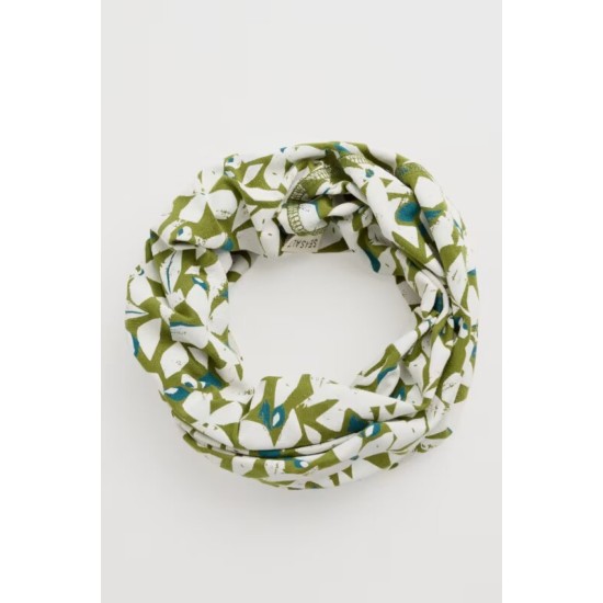 Seasalt Organic Cotton Handyband - Headland Collage Dark Citron
