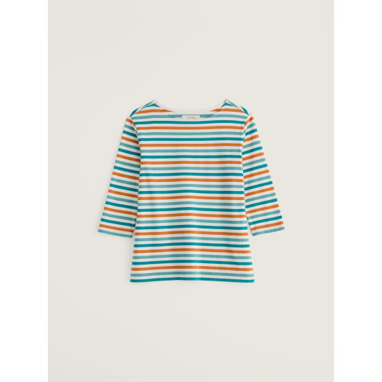 Seasalt Sailor 3/4 Sleeve Top - Tri Mini Cornish Deep Dive