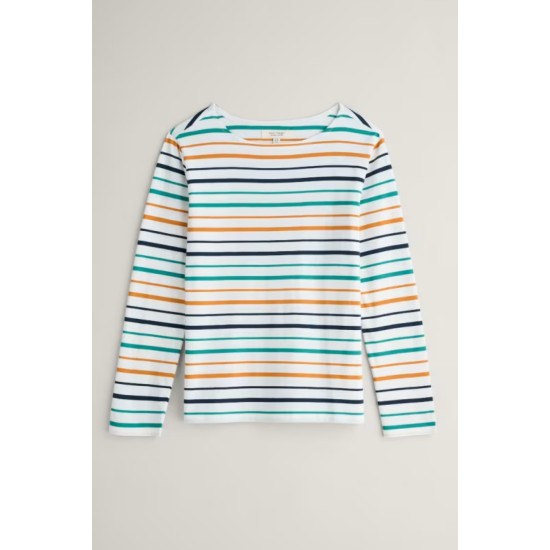 Seasalt Sailor Shirt - Tri Shore Chalk Rockpool
