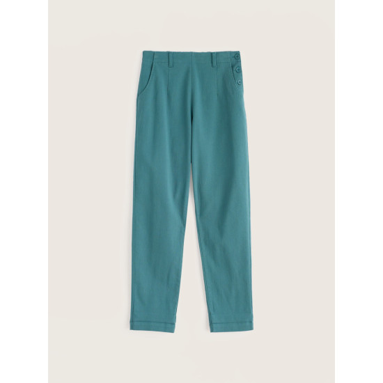 Seasalt Waterdance Organic Cotton Rich Trousers - Estuary