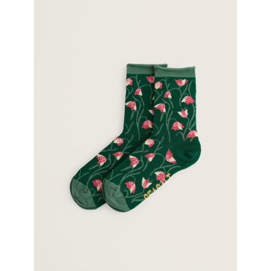 Seasalt Women's Arty Socks - Fritillary Dried Basil