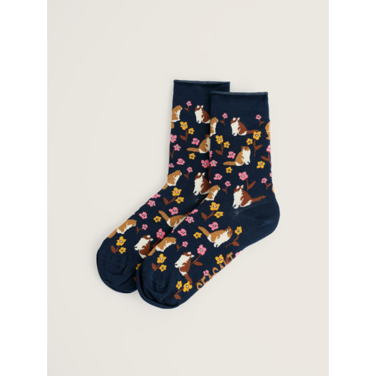 Seasalt Women's Bamboo Arty Socks - Lazy Days Maritime 