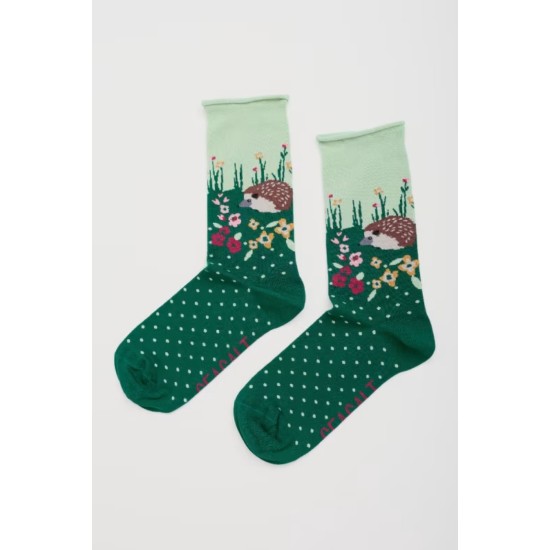 Seasalt Women's Bamboo Arty Socks - Meadow Rue Dark Forage