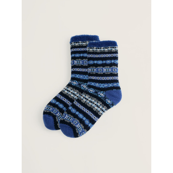 Seasalt Women's Cabin Socks - Allium French Blue Mix