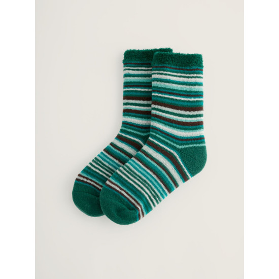 Seasalt Women's Cabin Socks - Ripple Marks Dune Grass Mix