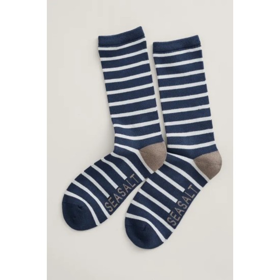 Seasalt Women's Sailor Socks - Breton Magpie