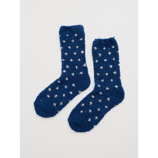 Seasalt Women's Short Fluffies Socks - Confetti Marine