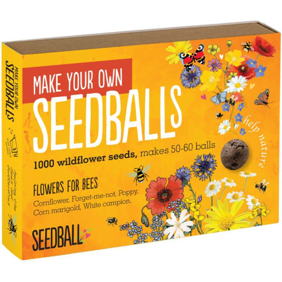 Seedball Make Your Own Seedballs Kit - Flowers for Bees