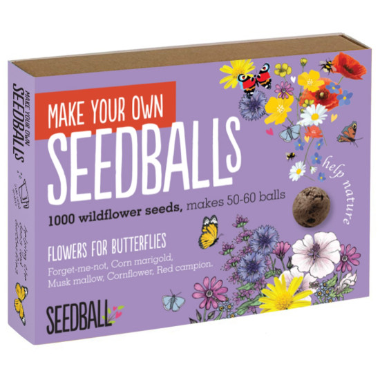 Seedball Make Your Own Seedballs Kit - Flowers for Butterflies