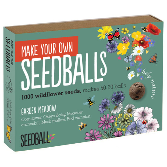 Seedball Make Your Own Seedballs Kit - Garden Meadow