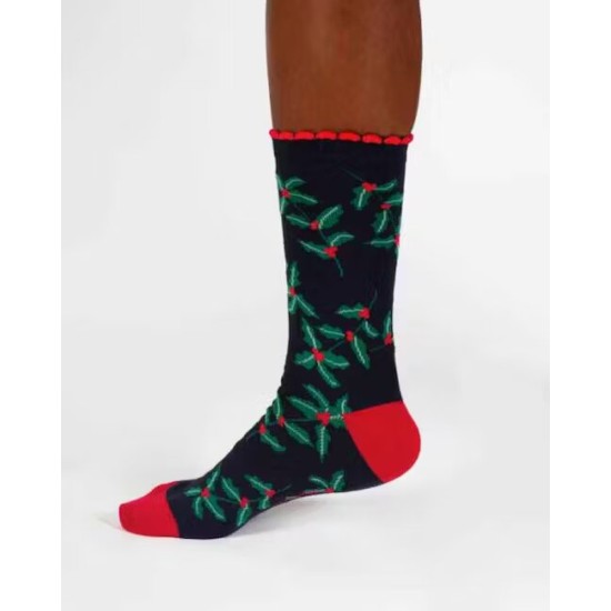 Thought Birth Flower Bamboo Socks - Holly