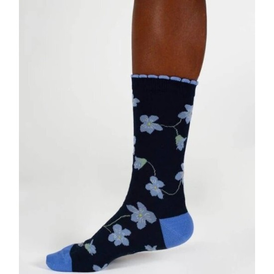 Thought Birth Flower Bamboo Socks - Primrose