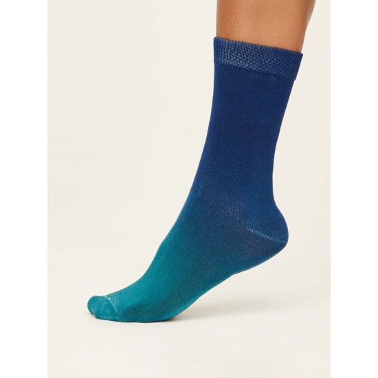 Thought Dip Dye Bamboo / Cotton Socks - Dark Blue
