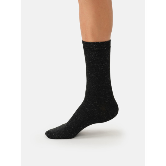 Thought Jackie Marl Bamboo Socks - Black Marl