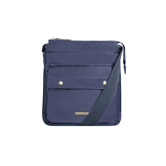 Weird Fish Arman Cross Body Bag - Navy