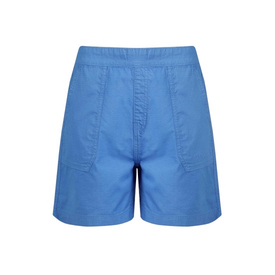 Weird Fish Deeley Ripstop Shorts - Azure