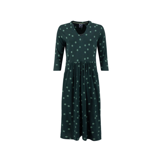 Weird Fish Isolde Printed Jersey Midi Dress - Bamboo