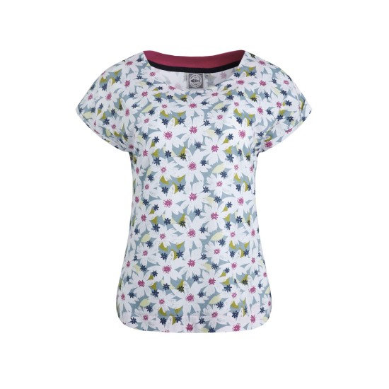 Weird Fish Paw Paw Printed T-Shirt - Washed Blue