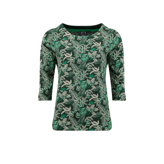 Weird Fish Pinto Printed Jersey T-Shirt - Laurel Green