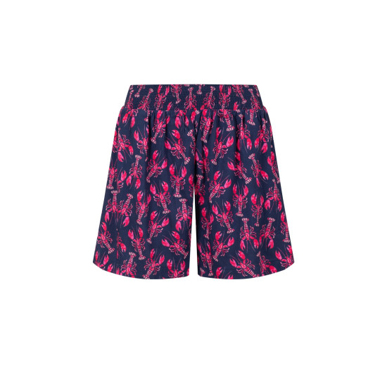 Weird Fish Seera Lightweight Printed Shorts - Mid Navy