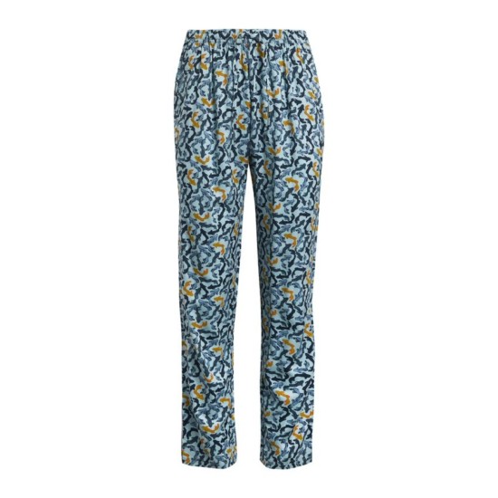 Weird Fish Tinto EcoVero Printed Trousers - Faded Jade