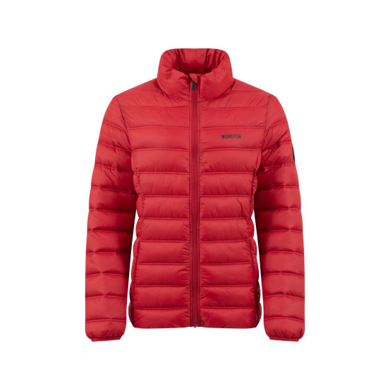 Weird Fish Travellia Lightweight Padded Jacket - Pomegranate