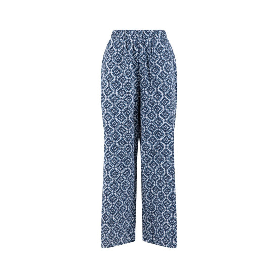 Weird Fish Zendaya Double Cloth Wide Leg Trousers - Twilight