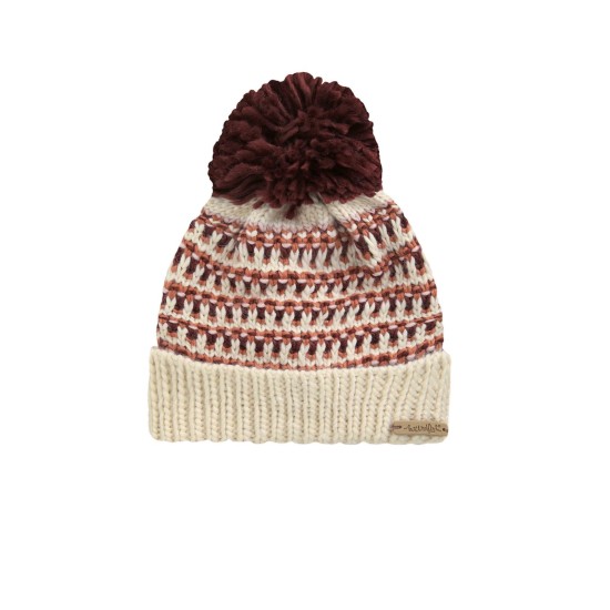 Weird Fish Zuki Eco Bobble Hat - Light Cream
