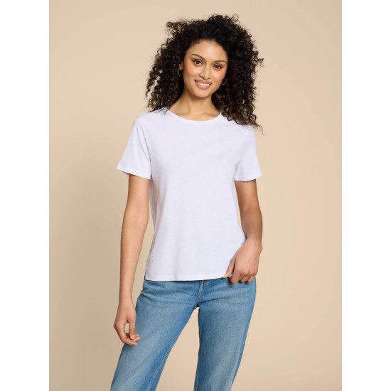 White Stuff Abbie Tee in Brilliant White