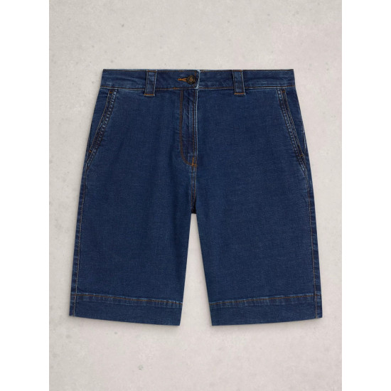 White Stuff Heidi Denim Shorts in Mid Denim