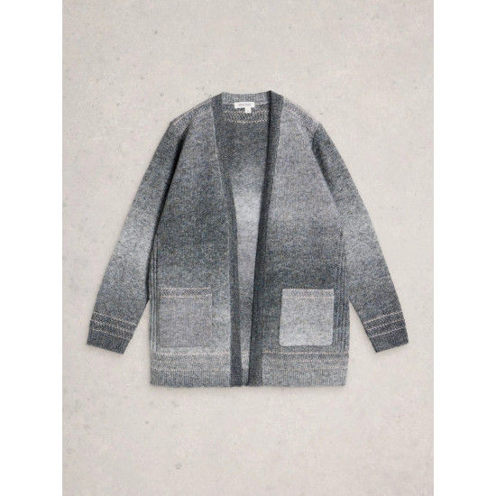 White Stuff Lilbet Cardi in Grey Multi