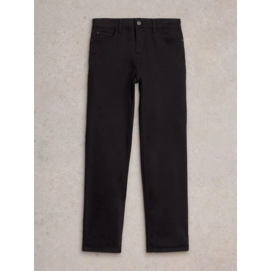 White Stuff Taylor Full Length Straight Jean in Black Denim