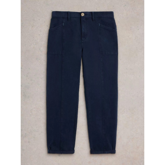 White Stuff Thea Tapered Trouser in Dark Navy